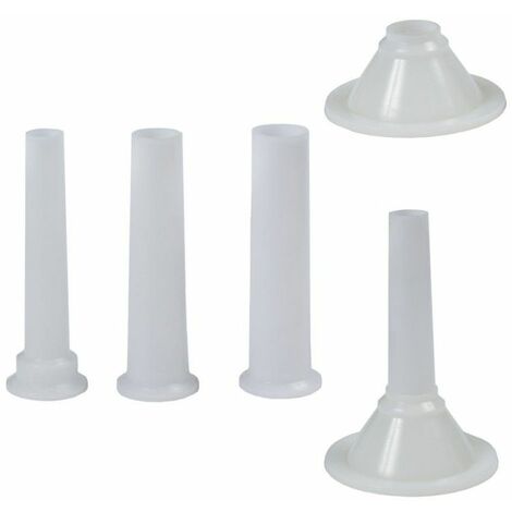 Set di imbuti in plastica per tritacarne n. 5 (4 pezzi)