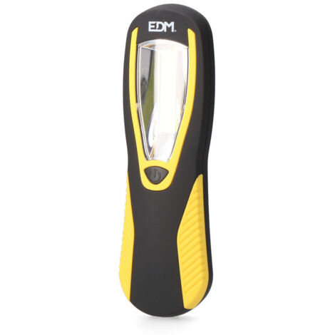 Torcia led Cob xl 1 led 3w 200lm con gancio + magnete batterie 3xaaa incluse EDM (1/5)