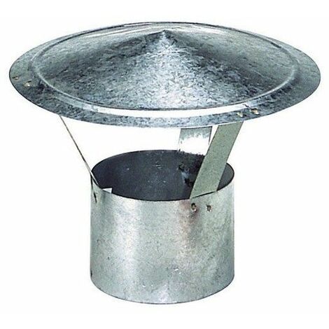 Cappello Zincato per Fornello da 100 mm.