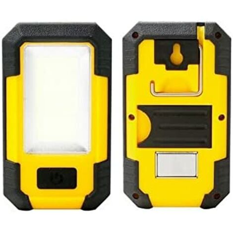 Torcia led Cob 8w 500lm ricaricabile con usb con gancio + magnete + supporto funzione power bank include cavo di ricarica EDM (1/5)