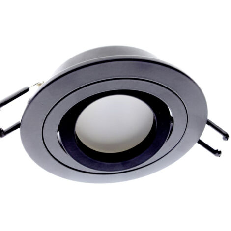 Anello girevole da incasso elio nero CRISTALRECORD 01-010-80-180 (1/5)