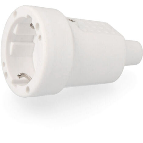 Base pneumatica in gomma per elettroerosione 10/16A 250V T/TL IP44 4,8 mm Bianco (confezione termoretraibile) (1/2)