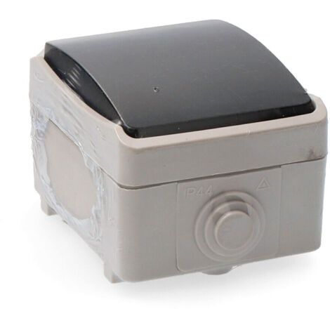 REV - AquaStorm, Interruttore Della Luce – Interruttore Di Commutazione Per Ambienti Umidi IP55, A Parete, 230 V, 10 A, Antracite - Foto 9