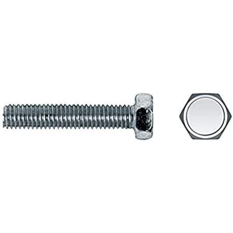 Scatola da 250 unità di viti metriche esagonali Ø6x25mm zincate