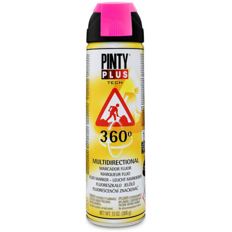 Vernice Spray PintyPlus Tech Marker 360° Fucsia 650cc T184