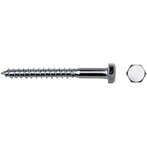 Scatola da 50 Viti Esagonali Din/Ref 571 Ø8x70mm Zincate - Celo