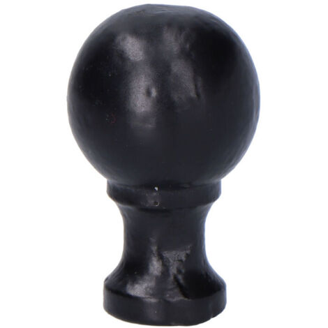 Pomello sferico 18mm H° Nero EDM (1/3)