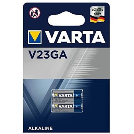 Varta v23ga batteria alcalina 12v blister 2 unità ø10,3x28,5mm