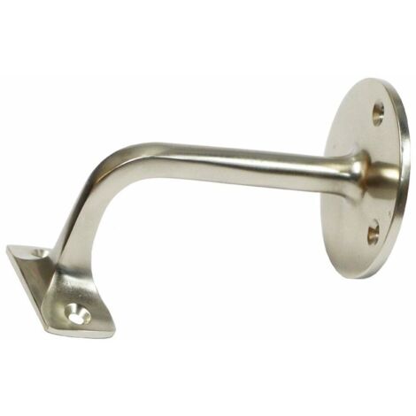 Supporto corrimano in ottone nichelato opaco 3 viti EDM