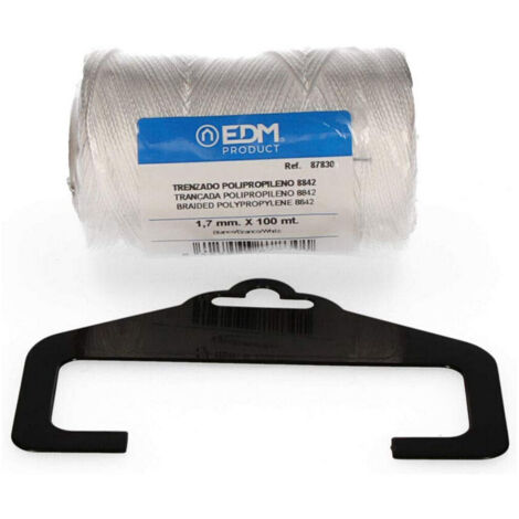 Bobina in polipropilene intrecciato EDM 8842 100 m Bianco