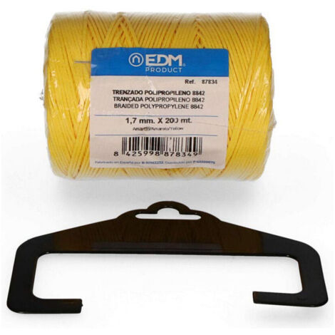 Bobina in polipropilene intrecciato EDM 8842 200 m Giallo
