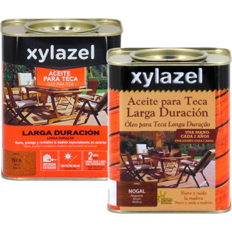 Xylazel olio di teak a lunga durata colore naturale 0,750 l (1/2)