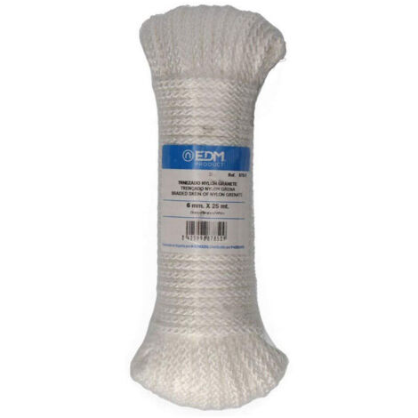 Matassa Di Nylon Intrecciato EDM 25m Bianco Granato