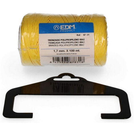 Bobina intrecciata in polipropilene EDM 8842 100 m Giallo