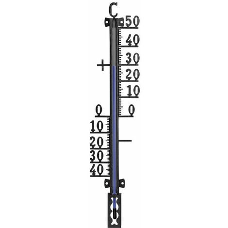 Termometro Esterno/Interno Metallo 27 cm.