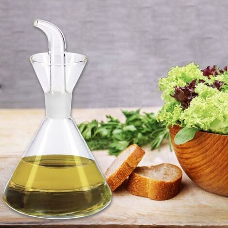 1 pezzo vetro olio d'oliva Dispenser con beccuccio , Funnel