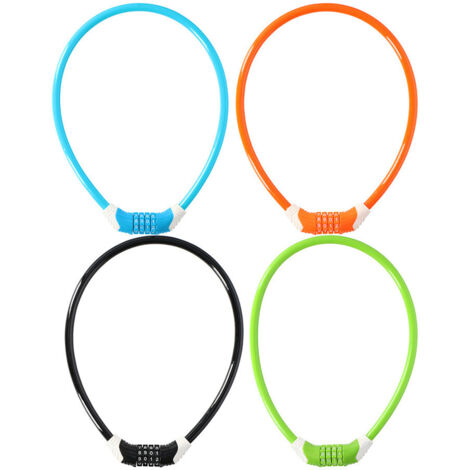 Lucchetto con combinazione Dunlop 65 cm - Colori/modelli assortiti (1/2)