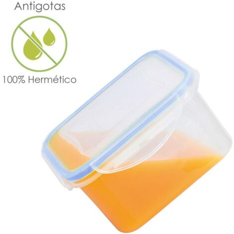 Set Di 5 Contenitori Per Alimenti In Plastica PP Con Coperchi Ermetici - Trasparenti, Capacità Da 300ml A 1440ml, Adatti A Frigorifero E Freezer - 4