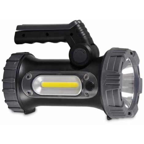 Torcia tascabile LED ultra potente, ricaricabile a energia solare, torcia  tattica militare, impermeabile, multifunzione, per campeggio, con cavo di  ricarica USB : : Fai da te