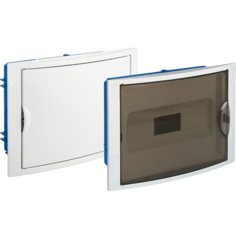 Quadro elettrico da incasso Pladur 14 elementi piombabili telaio e porta BLANCO SOLERA 5012HGW