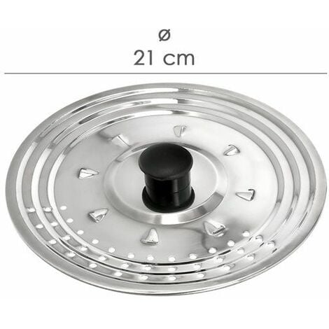 Coperchio multiuso in acciaio inox Ø 21 cm.