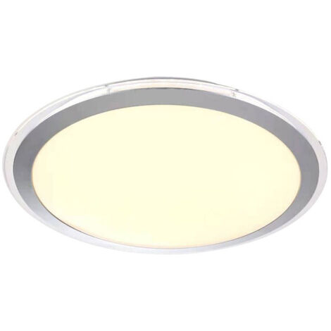 Plafoniera LED dimmerabile “Aiko” (85W 3CCT 6900lm) IP20 realizzata in metallo e policarbonato color argento (1/5)