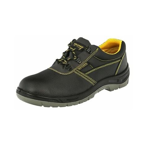 Scarpe antinfortunistiche S3 Black Leather Wolfpack Nº 38 (Paio)