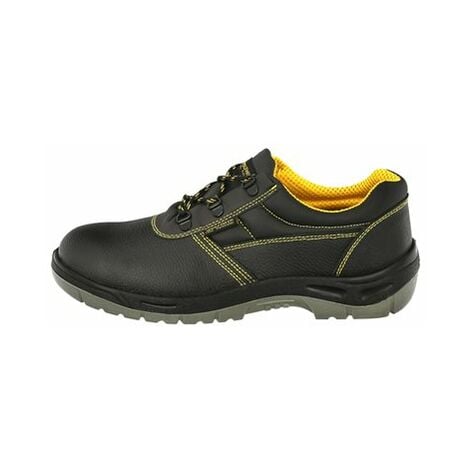 Scarpe antinfortunistiche S3 Black Leather Wolfpack Nº 38 (Paio)