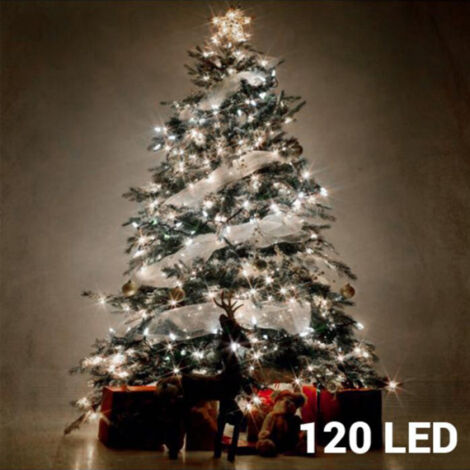 Ghirlanda Multifunzione 120 LED Bianco Freddo 220V 12m IP44 (1/5)