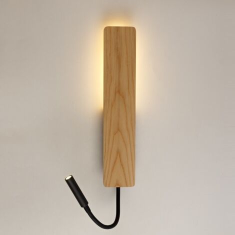 Applique LED LEGNO RENOIR 5W + 3W CON USB CR 43-162-08-116