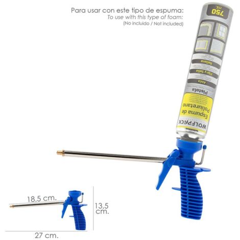 Fischer Pistola Per Schiuma PUP M4 Teflon - Rivestita In PTFE, Con Prolunghe