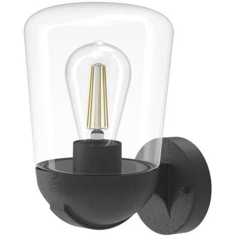 Applicare IP44 Nera 1xE27 (1/5)