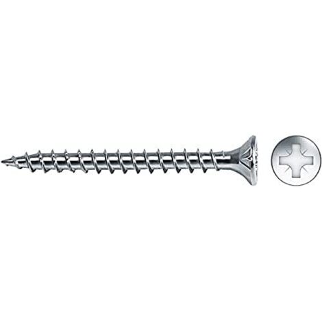 Scatola 500 pezzi vite in legno avell. pozi din/ref vlox 4,5x40 zinco. + lubr. cello