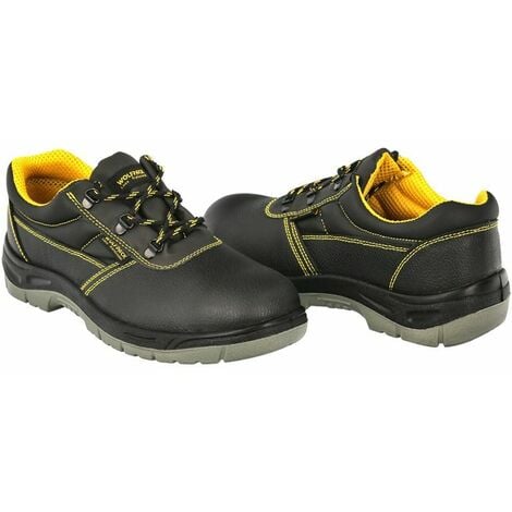 Scarpe antinfortunistiche S3 Black Leather Wolfpack Nº 43 (Paio)