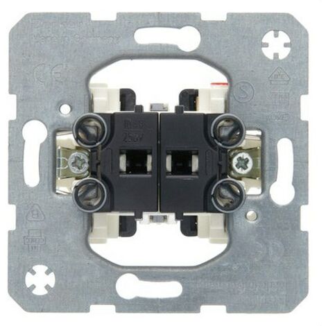BERKER  Meccanismo doppio interruttore a bilanciere 10A/250V 3035
