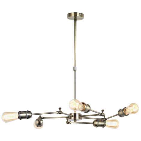 Lampada da soffitto ATOMIC NEW 5 ARMS oro antico CR 99-618-05-006 (1/2)
