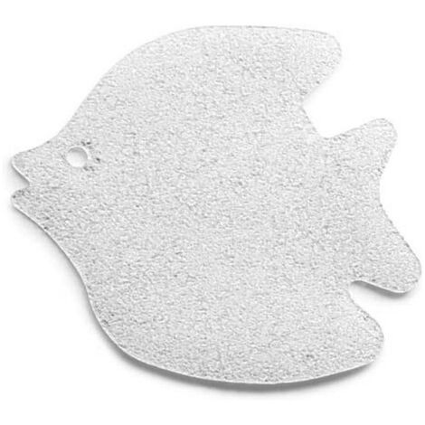 Spirella Set Di 5 Adesivi Antiscivolo Per Doccia O Vasca In PVC Funky Bianco 11,5x12 Cm - 5