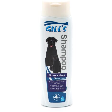 Croci Gill's - Shampoo Nuvola Nera, Ideale per Cani e Gatti dal Pelo Scuro, rivitalizzante, Profumo Delicato, 200ml (1/3)