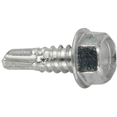Scatola da 6 unità di viti per lamiera a testa esagonale autoperforanti Fadix 5,4x19mm