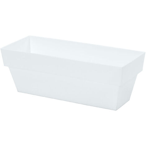 Fioriera PLASTIKEN Limited 10x25 cm Bianca (1/2)