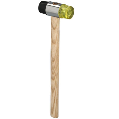 JENOR - Martello In Acciaio INOX, 18 Cm, Con Manico In Plastica