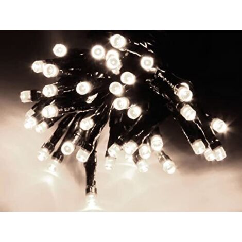 Ghirlanda 80 LED Bianco Freddo Multifunzione da Esterno 9m (1/4)