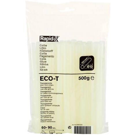 Colla 500g Eco T Ø12x190mm Trasparente 24941500 Rapida