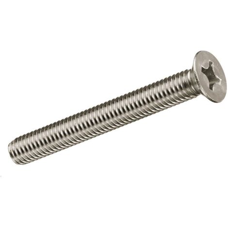 Viti Testa Piatta 82° Acciaio Zinco 1/4-20 X 7/8 – Small Parts – Confezione