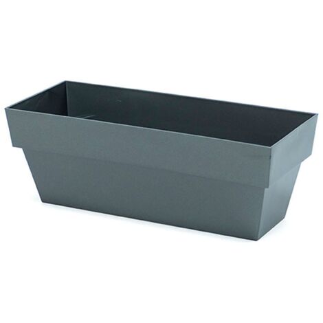 Prosperplast GRACIA LOW 38 cm antracite Vasi per fiori