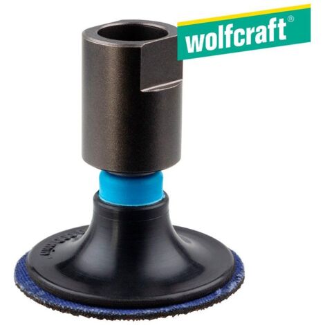 Set 4 Platorelli Per Smerigliatrice Angolare Wolfcraft - Ø 50 Mm Con Dischi Abrasivi Grana 40,80,120 - Foto 8