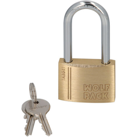 Lucchetto In Ottone Kasp 125 - 40x63 Mm, Arco Lungo, Chiave Unica, Sicurezza Premium - Foto 2