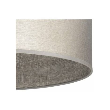 Lampada da tavolo Tania 1xe14 Nichel/legno grigio 42x17x17 Cm