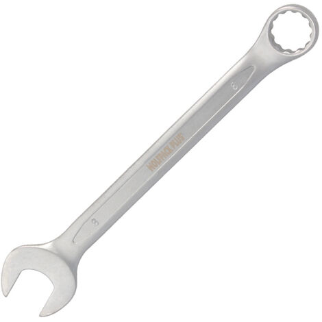 Chiave combinata Plus 8x8 in acciaio al cromo vanadio. DIN3113 (1/3)