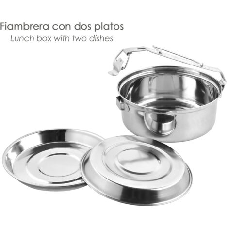 Ingrosso contenitore sostenibile per condimenti in acciaio inox piatto di salsa